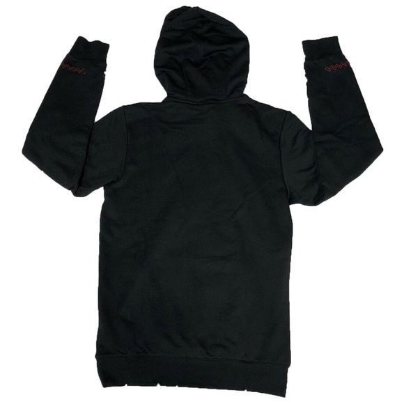 adidas DON Issue #2 Hoodie Sweatshirt Black Red - Picture 8 of 12
